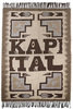 KAPITAL SPEAKEASY Blanket - Brown/Beige Thumbnail