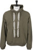 SWT Knit Feather Cord Hoodie - Khaki Thumbnail