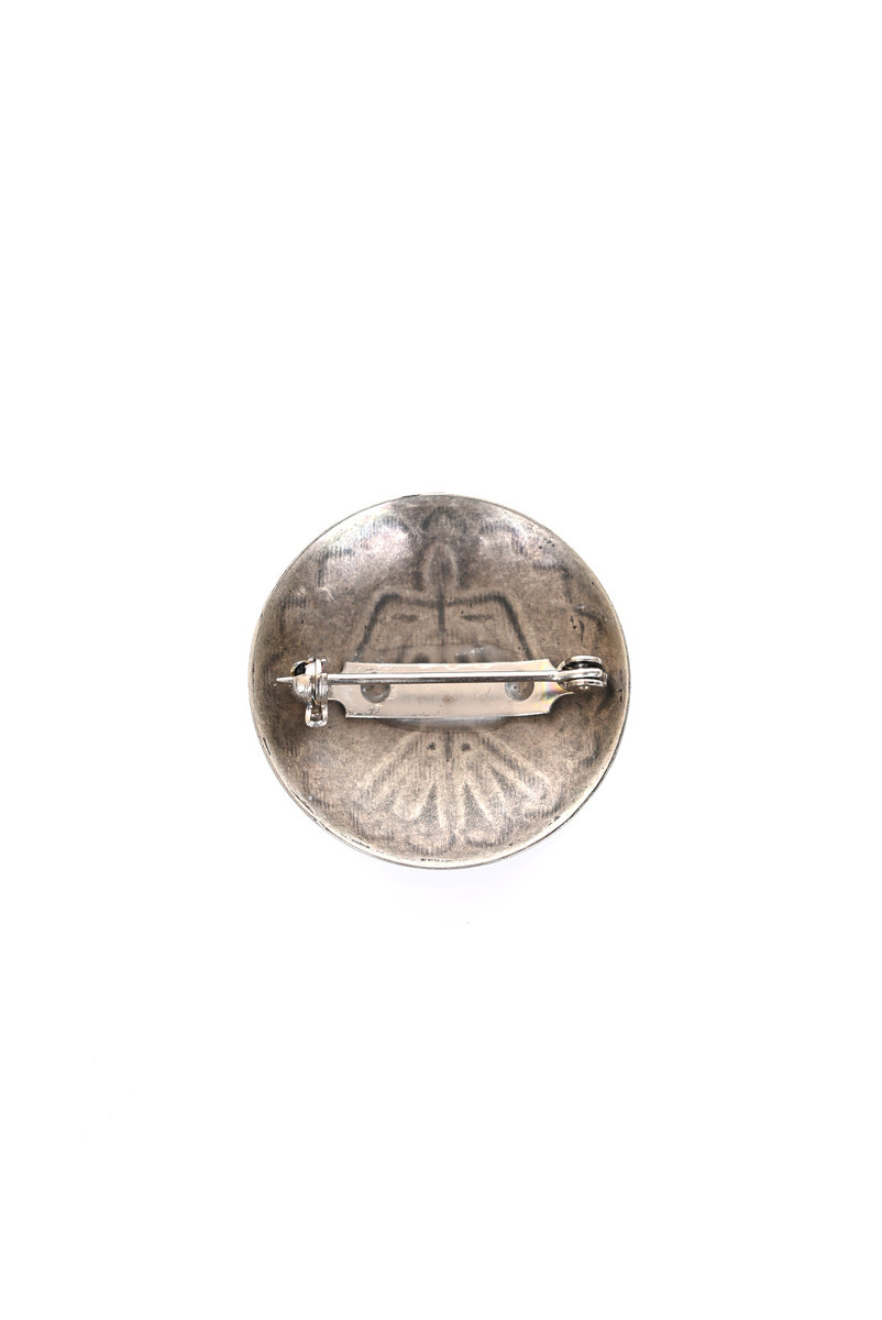 Yuketen 1 1/4 Concho Pin C - Nickel Silver