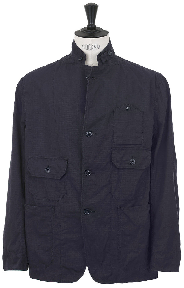 Engineered Garments Specials Mercantile Work Jacket Ripstop - Dark Navy ...