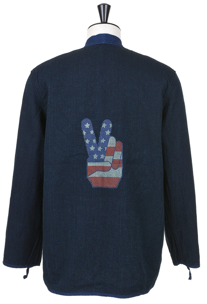 Kapital DO-GI Canvas SHA-Ka Jacket FREEDOM - Indigo | Available in USA |  Kafka Mercantile