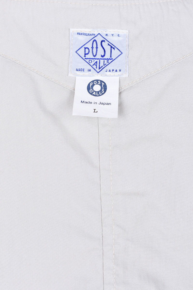 Post Overalls Royal Traveller Vest Cotton/Nylon Poplin - Stone