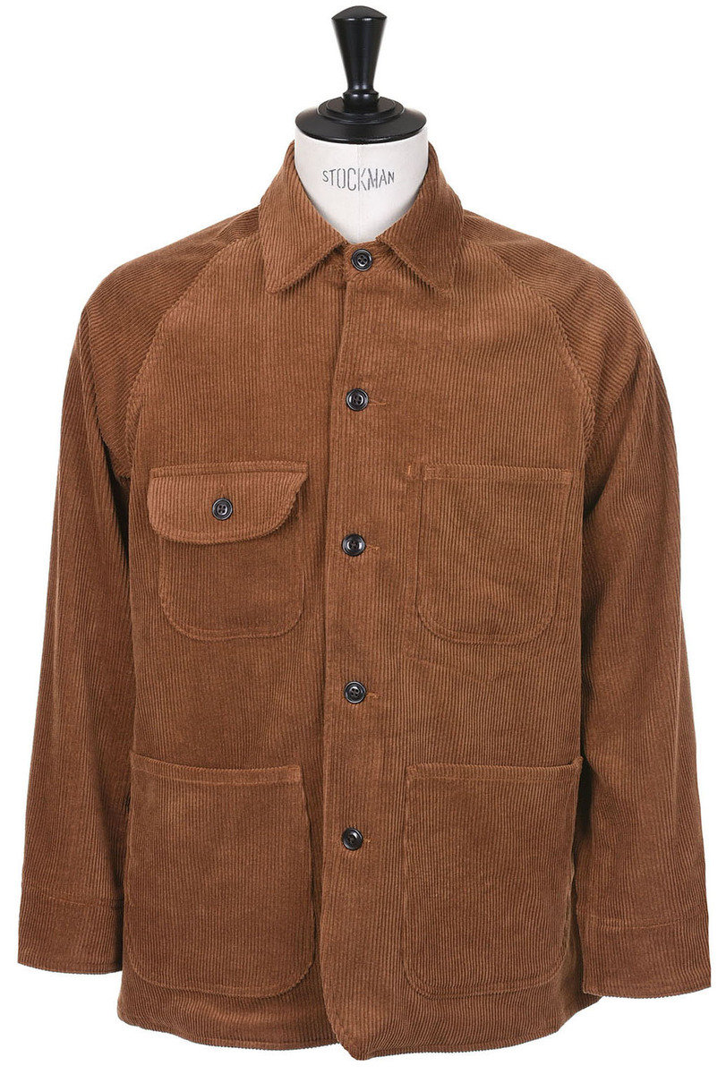 Monitaly Coverall 8-Wale Corduroy - Chestnut | Kafka Mercantile