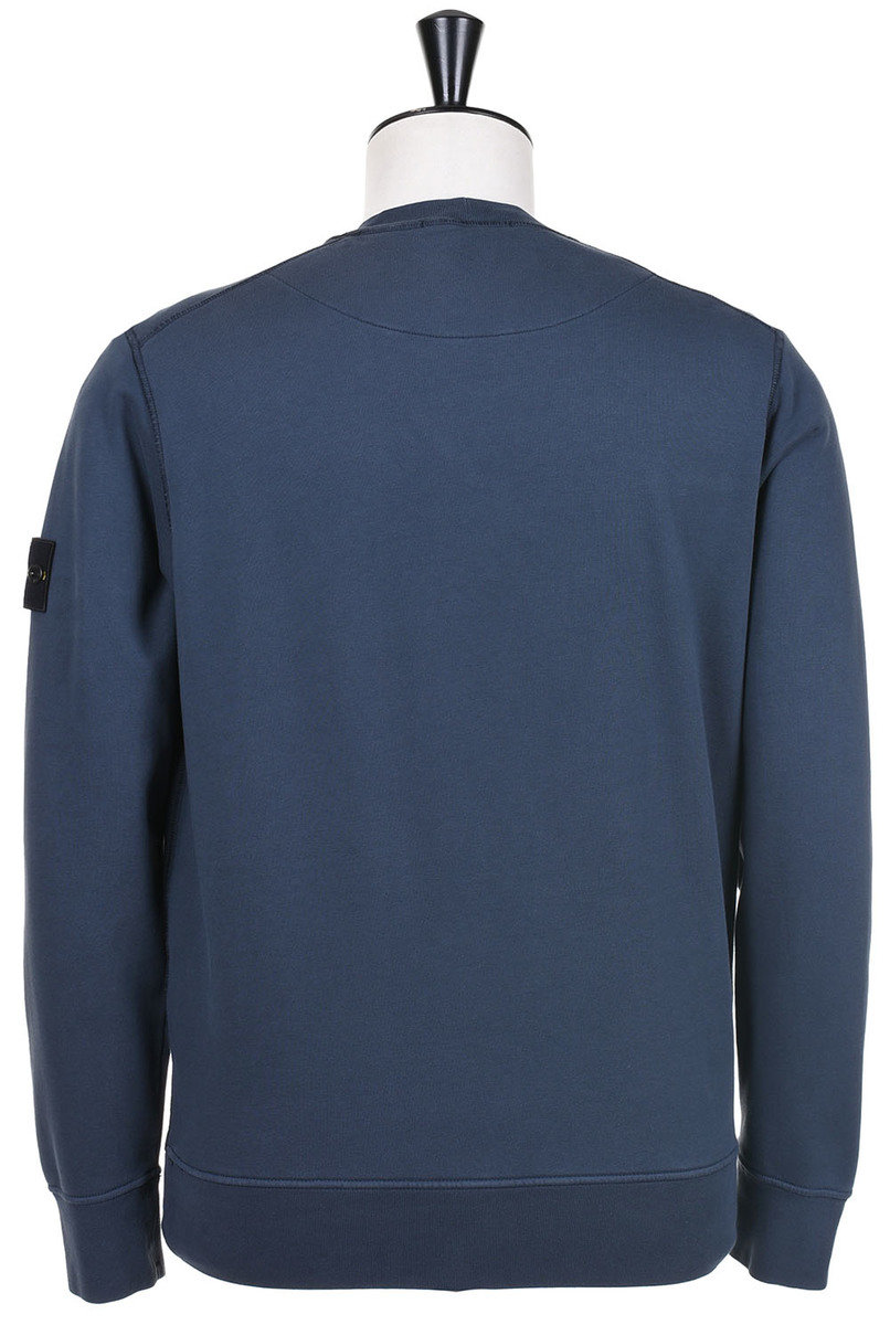 stone island marine blue sweatshirt