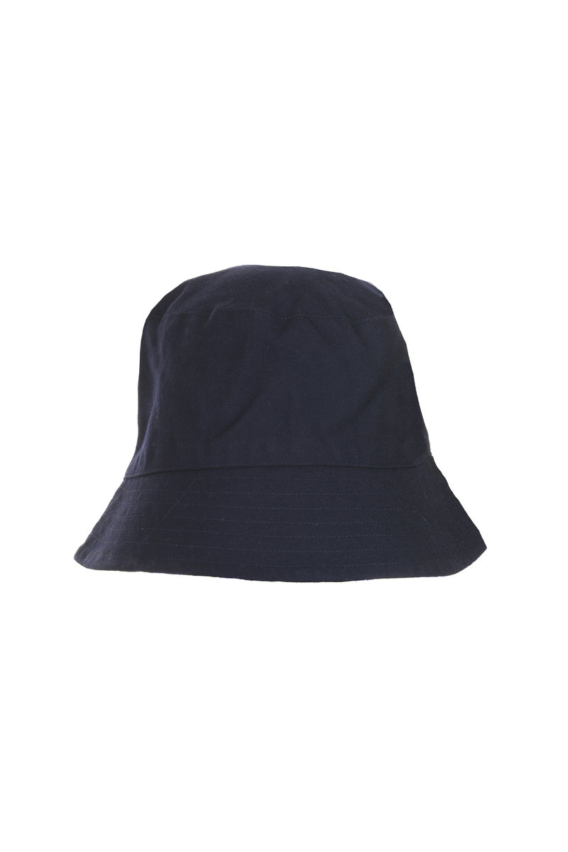 Bucket Hat Wool Uniform Serge Dark Navy at Kafka Mercantile