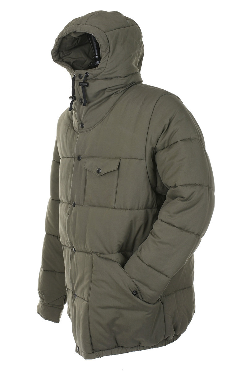 Monitaly Puffer Parka Vancloth Oxford - Olive | Kafka Mercantile