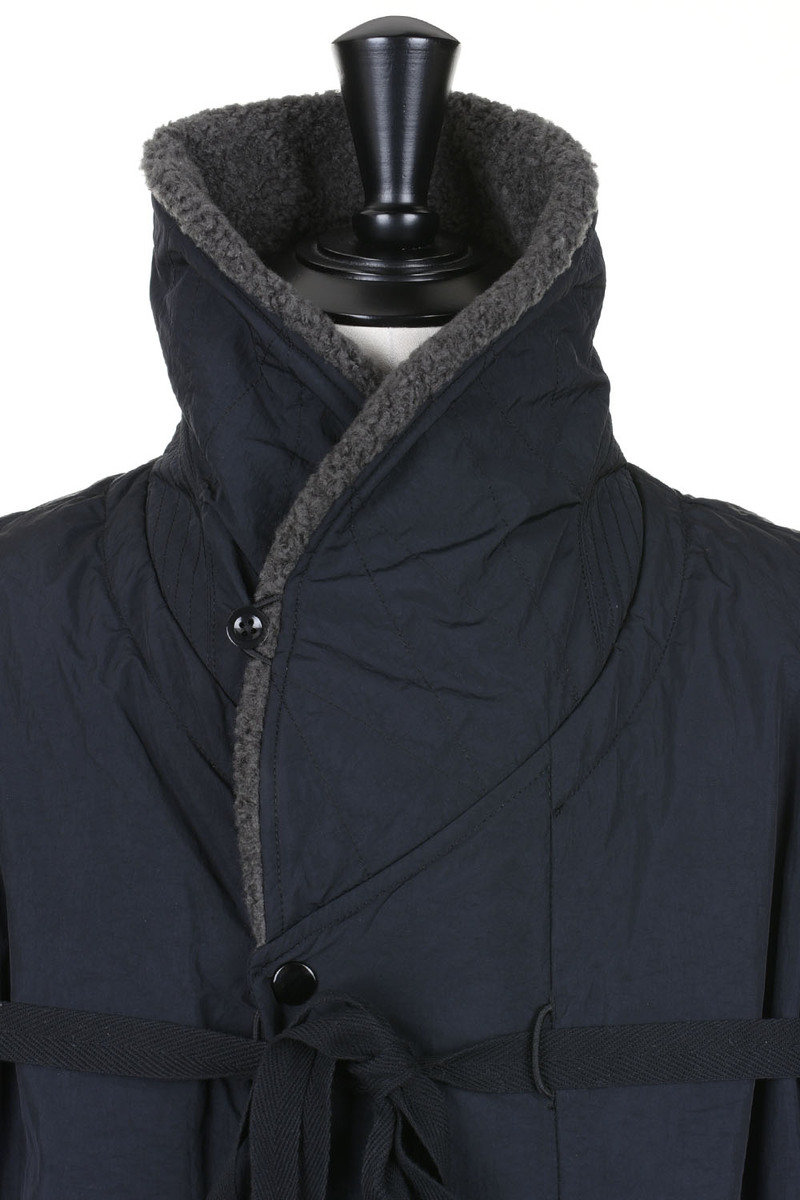 Norbit Shawl Collar Boa Down Jacket - Black | Kafka Mercantile