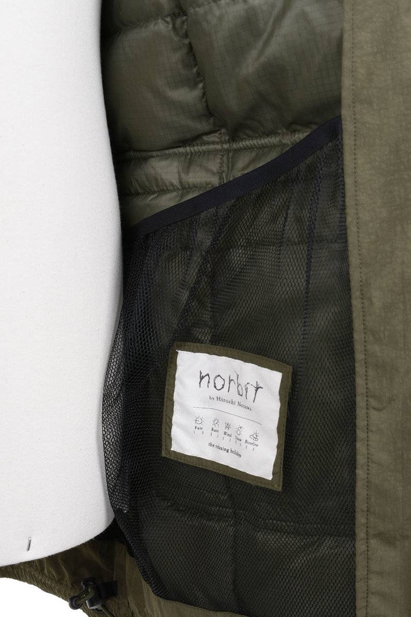 Norbit Shawl Collar Boa Down Jacket - Olive | Kafka Mercantile