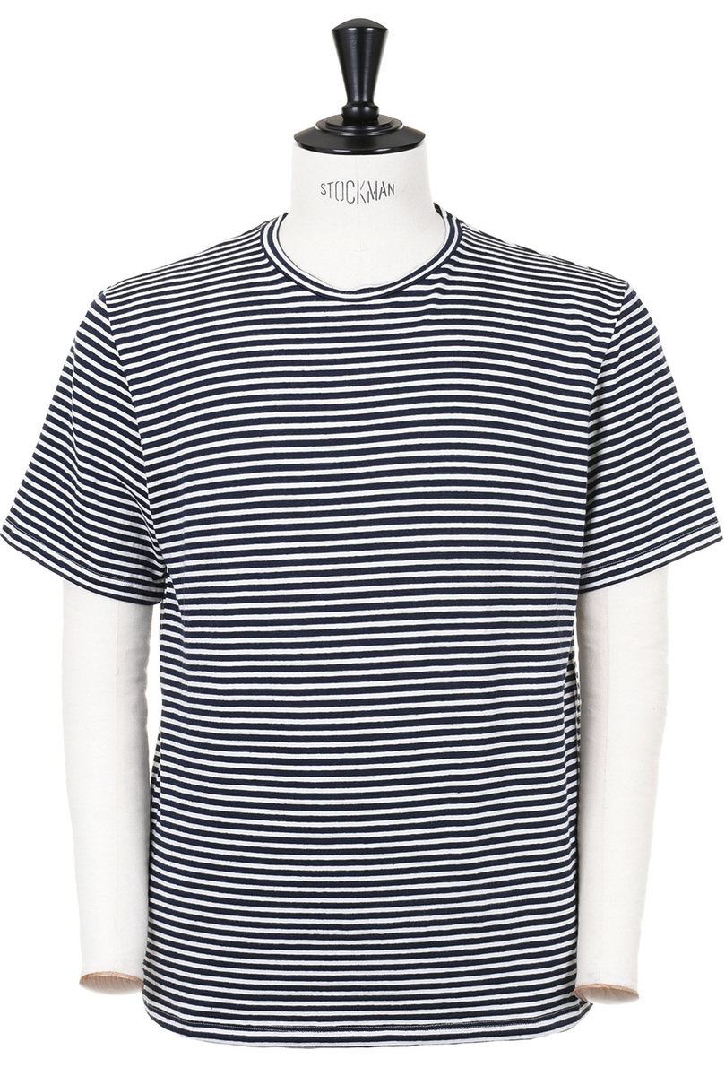 Barena Giro T-Shirt Gheta Stripe - Navy | Kafka Mercantile