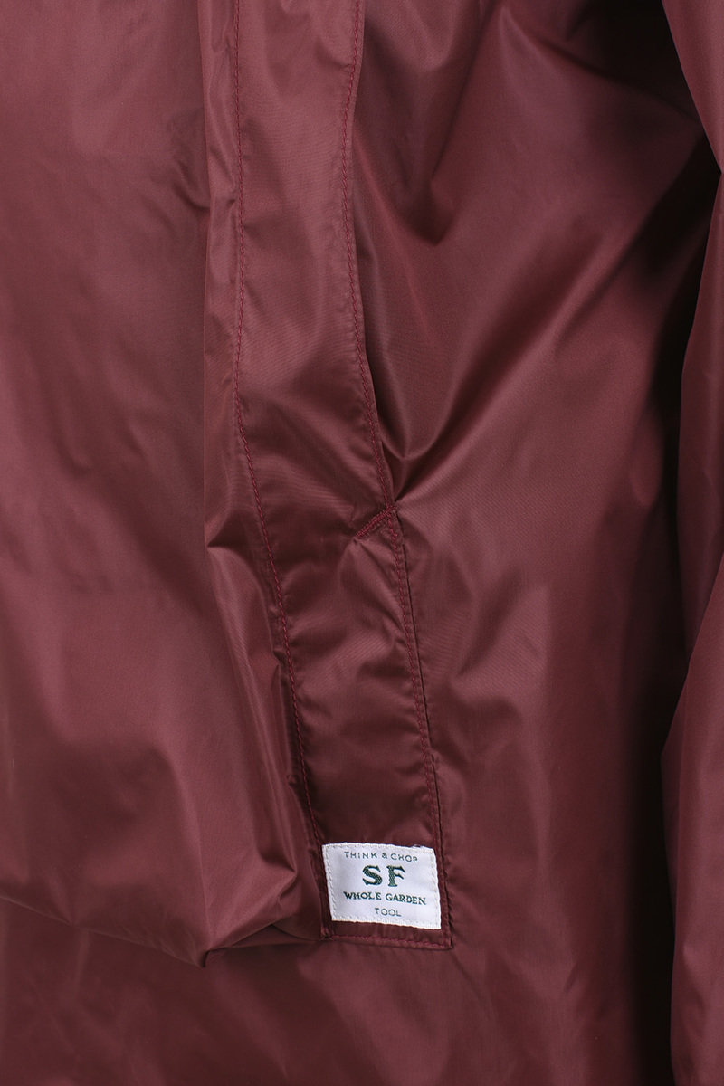 Sassafras D/C Armor Shell Bud Jacket Nylon - Burgundy | Kafka