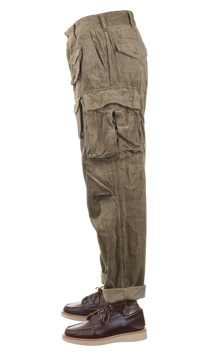 Engineered Garments FA Pant Cotton 4.5W Corduroy - Khaki | Kafka Mercantile