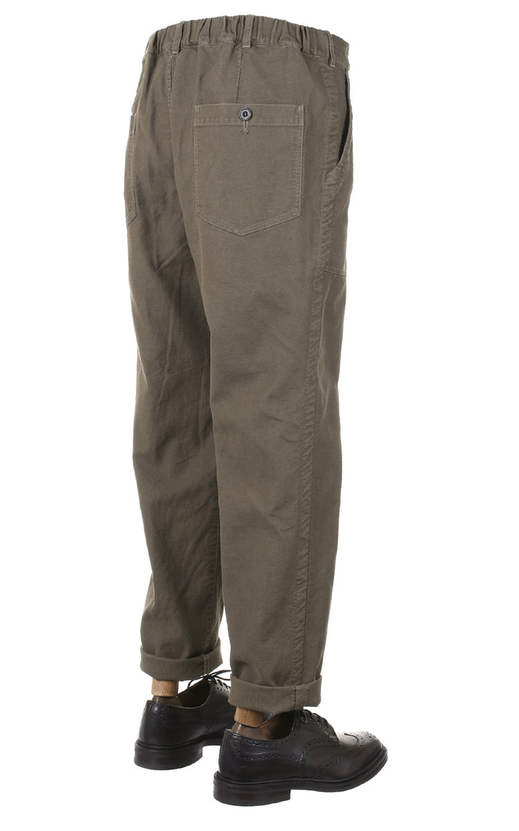 PegTop Baker Pants Corduroy - Brown at Kafka Mercantile