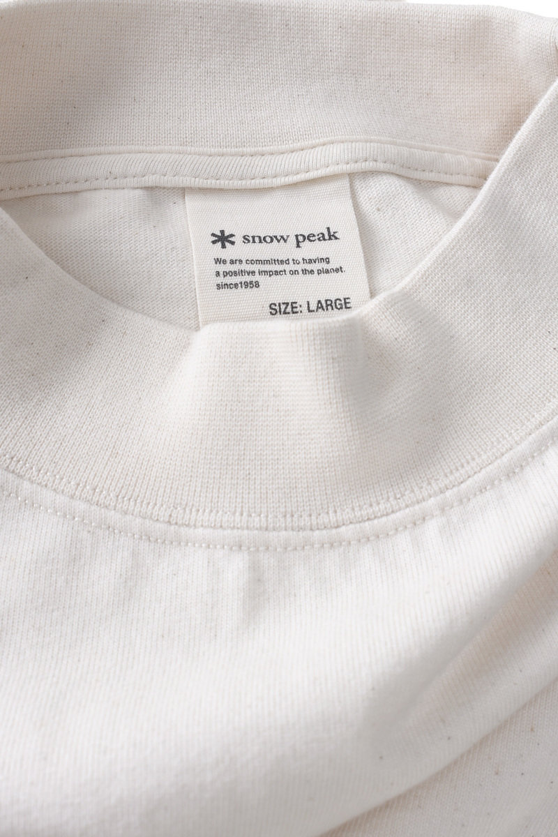 Recycled Cotton Mockneck Long Sleeve T-Shirt – Snow Peak