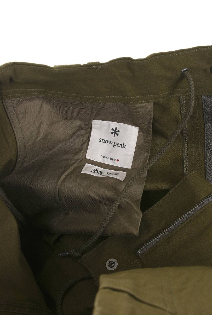 Snow Peak Takibi Canvas Pants - Olive | Kafka Mercantile