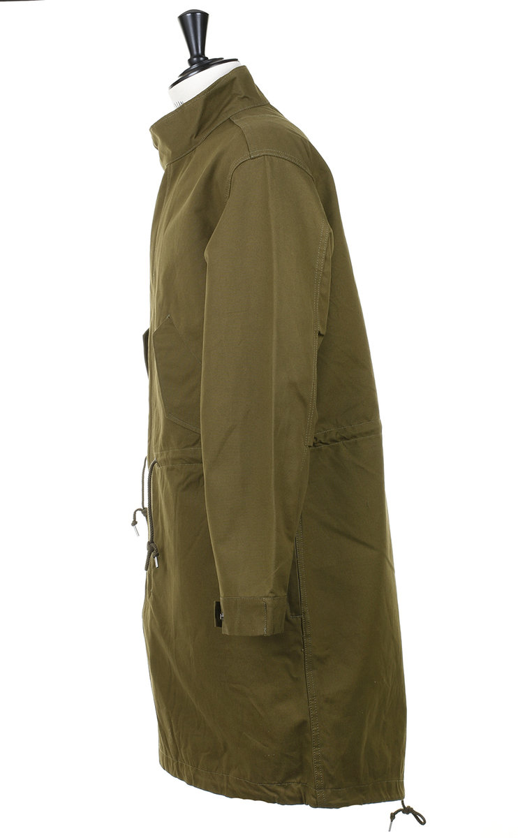 Takibi Canvas Coat - Olive at Kafka Mercantile