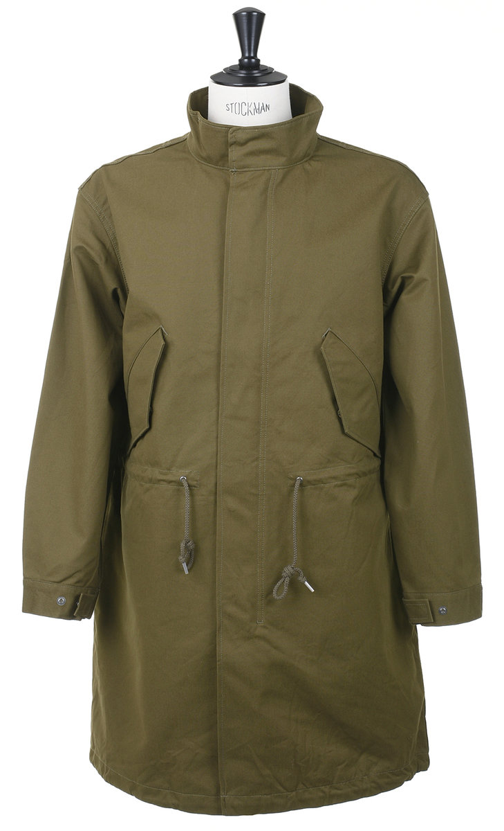 Takibi Canvas Coat - Olive at Kafka Mercantile