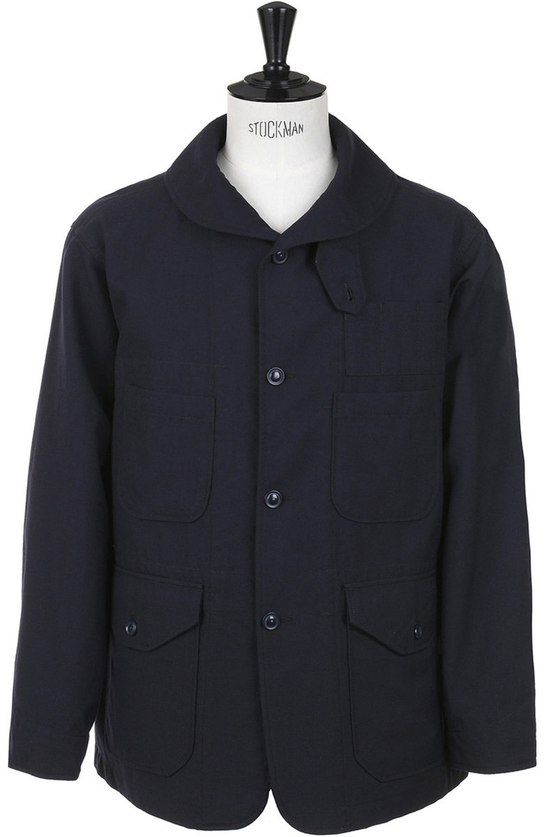 Maine Guide Jacket Wool Serge - Navy at Kafka Mercantile