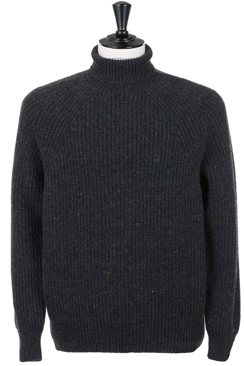 Boatbuilder Cashmere/Merino Wool - Carbone at Kafka Mercantile