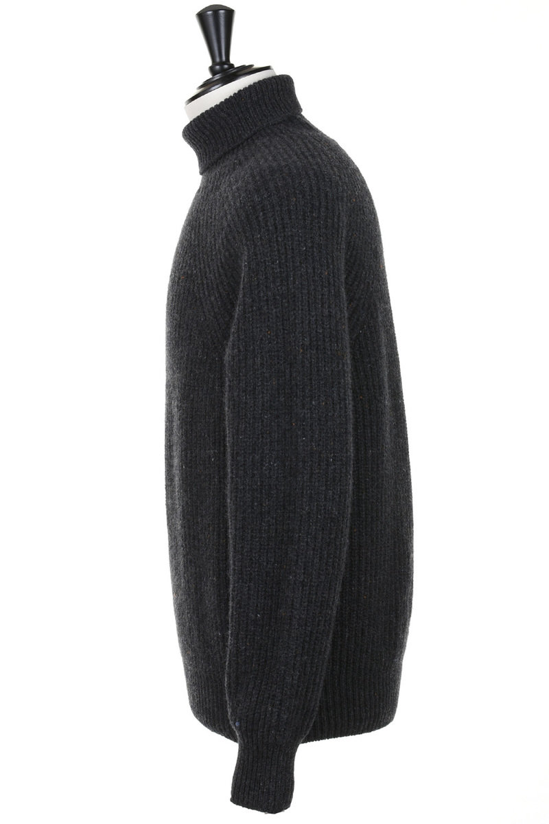 Inis Meain Boatbuilder Cashmere/Merino Wool - Carbone | Kafka