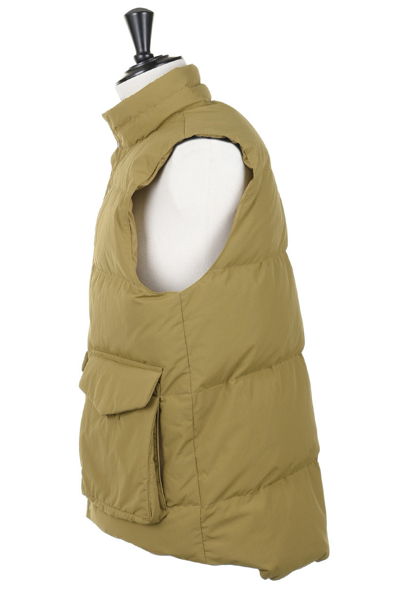 Snow Peak Recycled Down Vest - Coyote | Kafka Mercantile