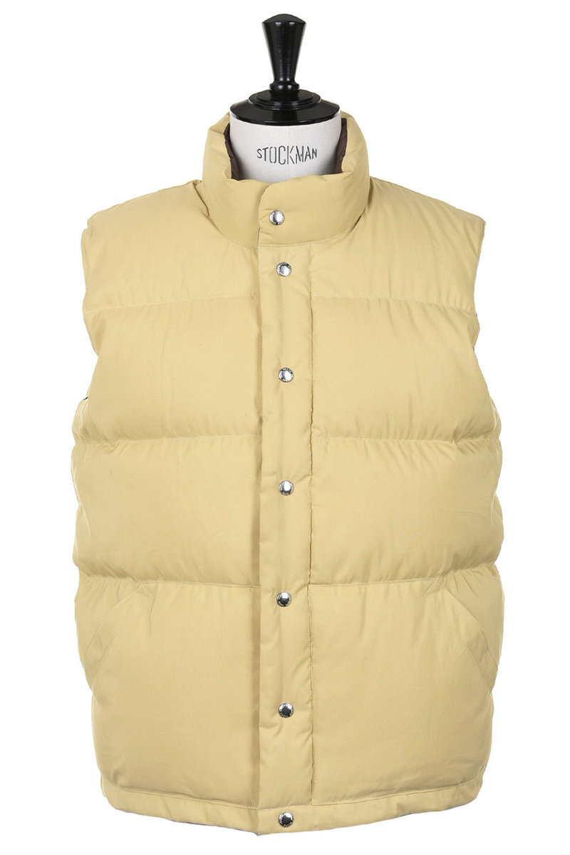 Italian Down Vest - Butter at Kafka Mercantile