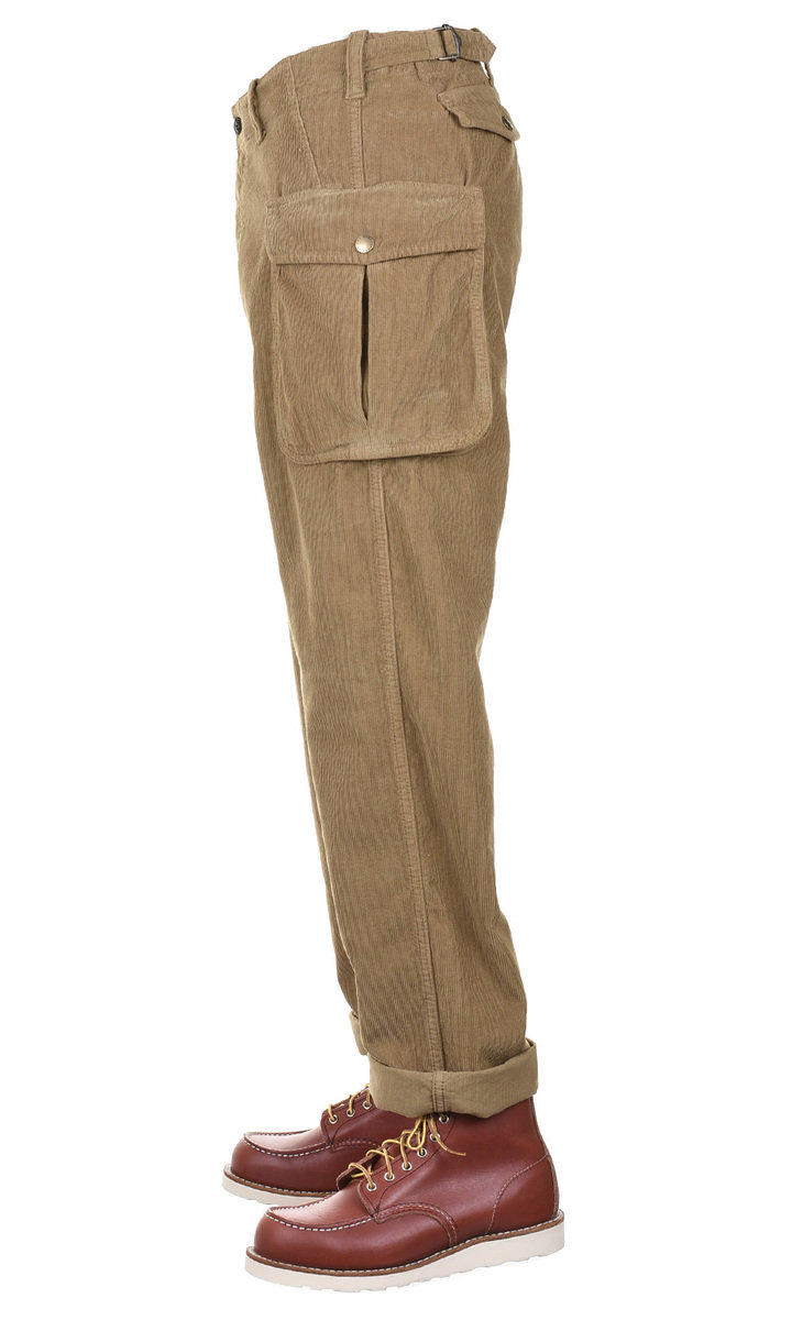 Cargo Pants Corduroy - Khaki at Kafka Mercantile