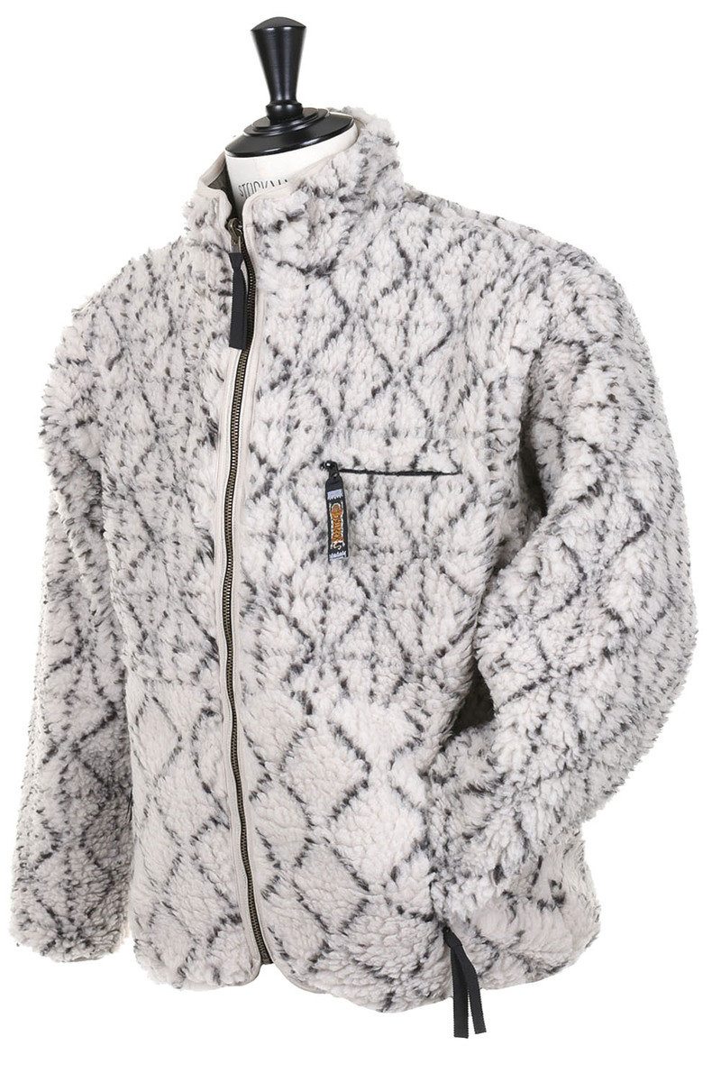 Kapital DO-GI SASHIKO BOA Fleece Reversible Blouson - Ecru | Kafka