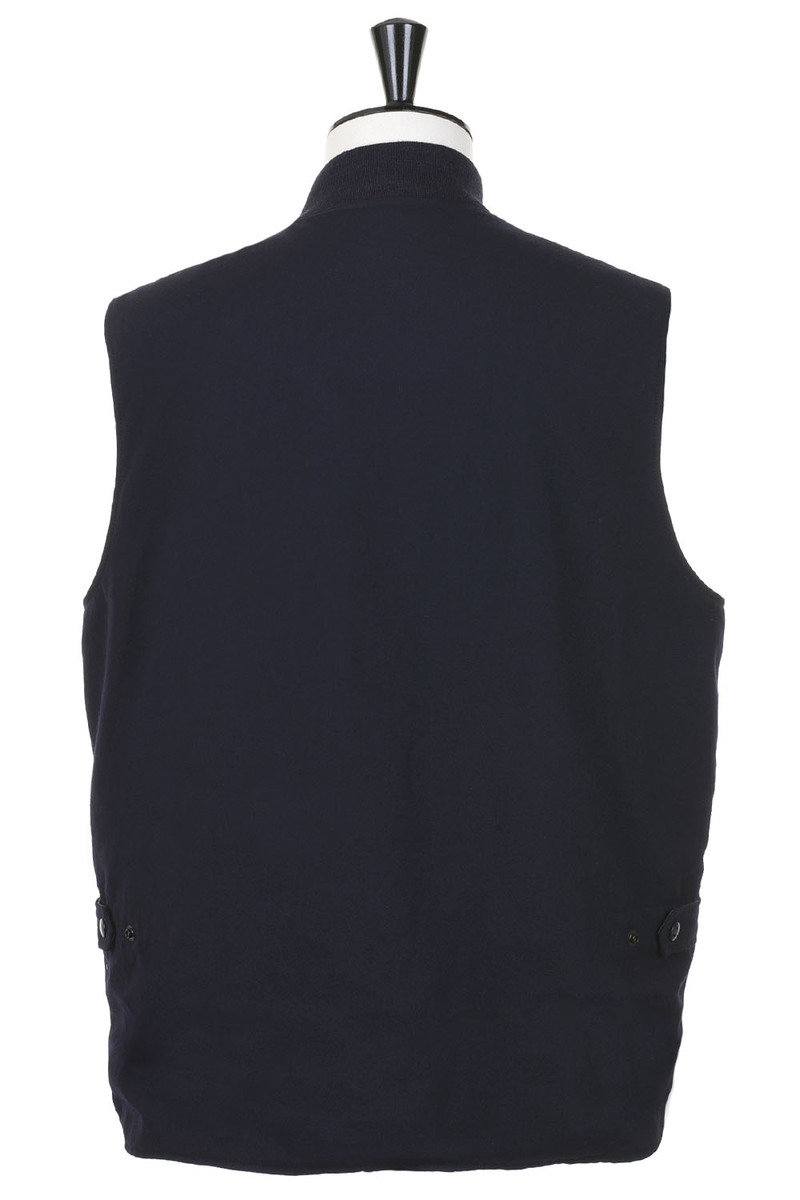 Mercantile KL Vest Serge Wool - Navy at Kafka Mercantile