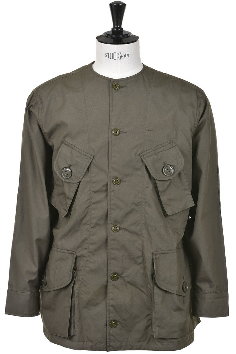 Crewneck Military Type B Jacket Olive at Kafka Mercantile