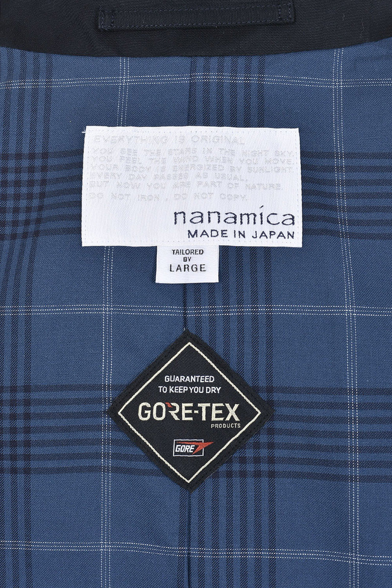 Nanamica Gore-Tex Balmacaan Coat - Navy | Kafka Mercantile