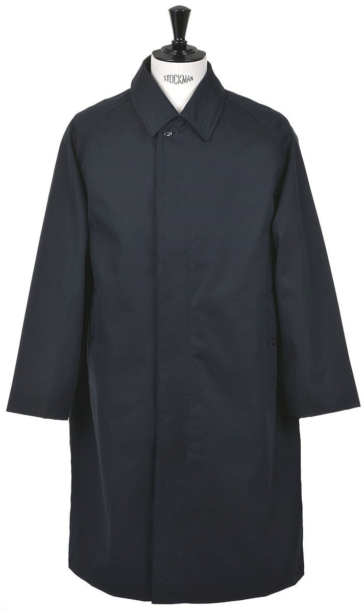 Gore-Tex Balmacaan Coat - Navy at Kafka Mercantile