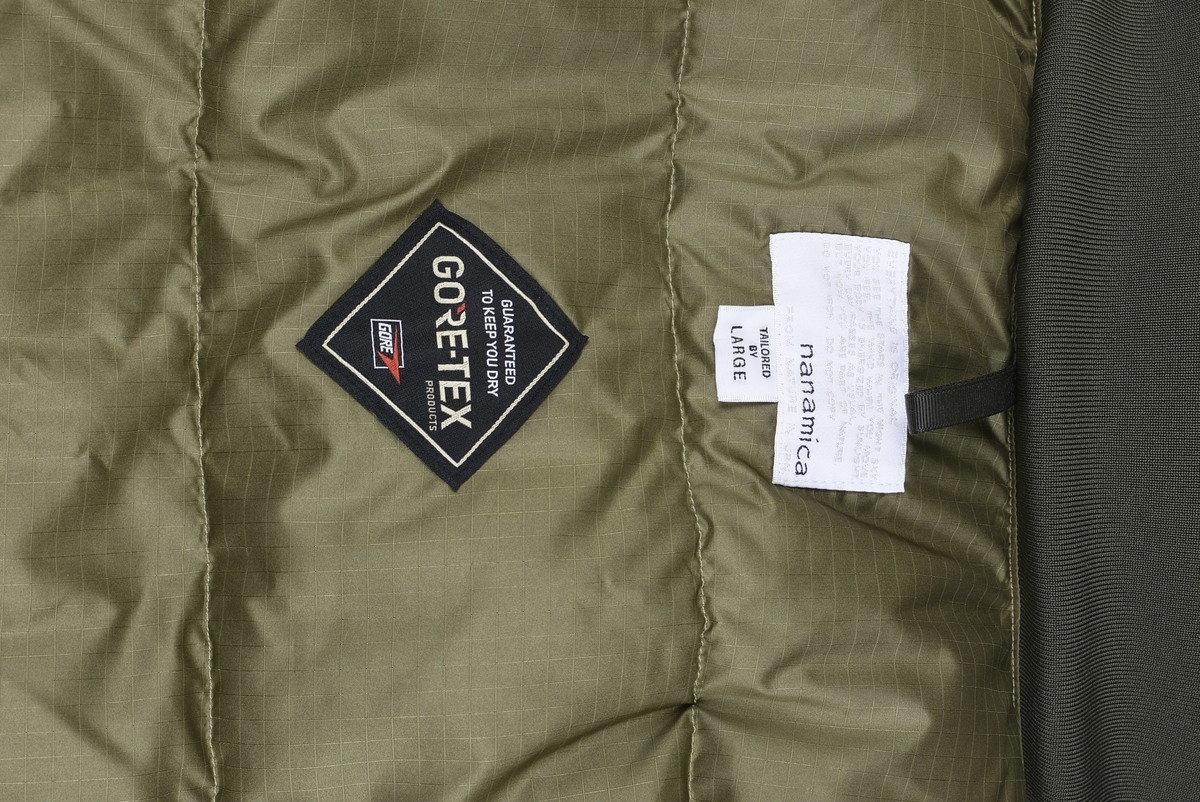 Nanamica Gore-Tex Short Down Jacket - Khaki | Kafka Mercantile