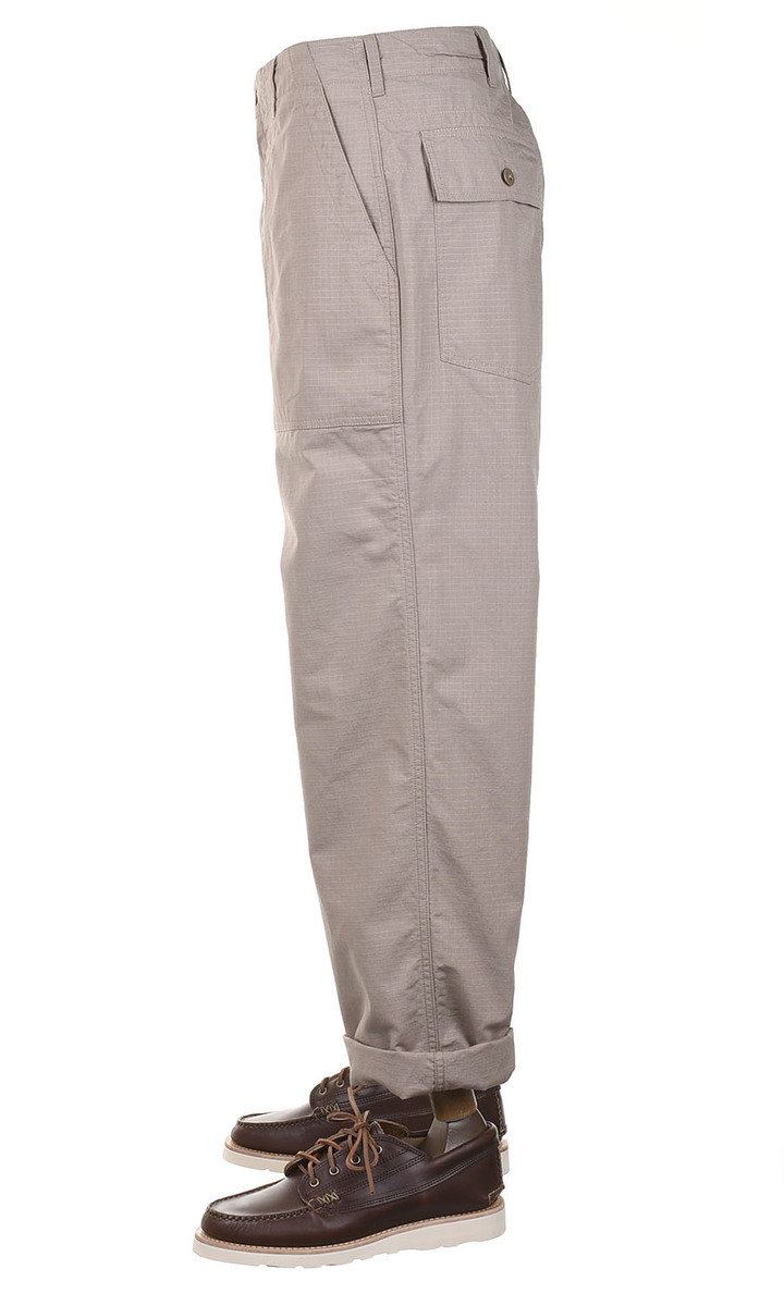 Engineered Garments Fatigue Pant Cotton Ripstop - Khaki | Kafka 