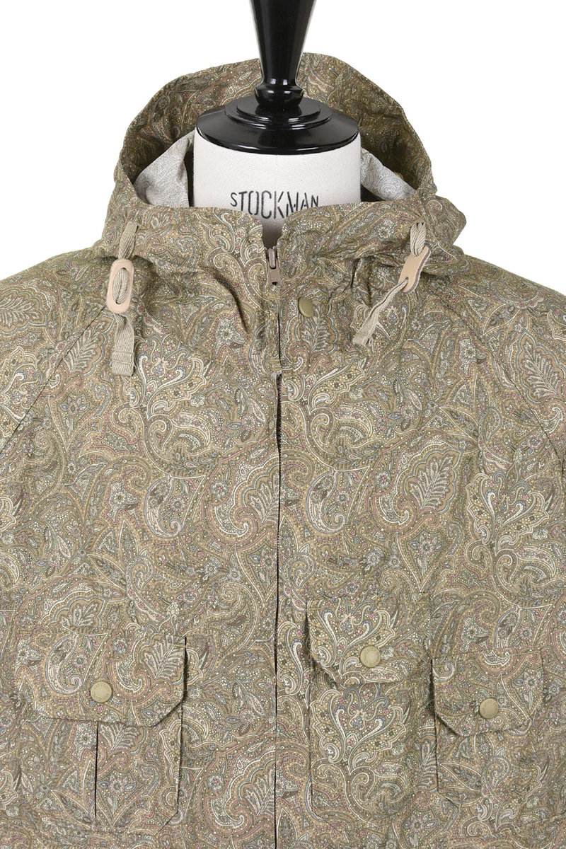 Atlantic Parka NyCo Paisley Print - Tan at Kafka Mercantile