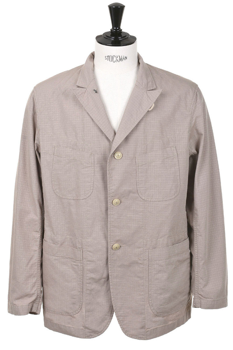 Engineered Garments Bedford Jacket Cotton Ripstop - Khaki | Kafka