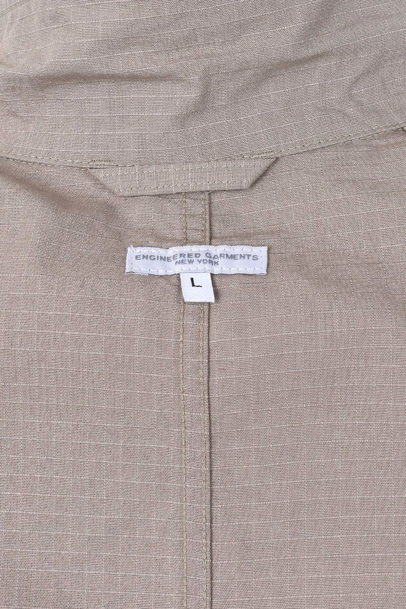 Engineered Garments Bedford Jacket Cotton Ripstop - Khaki | Kafka