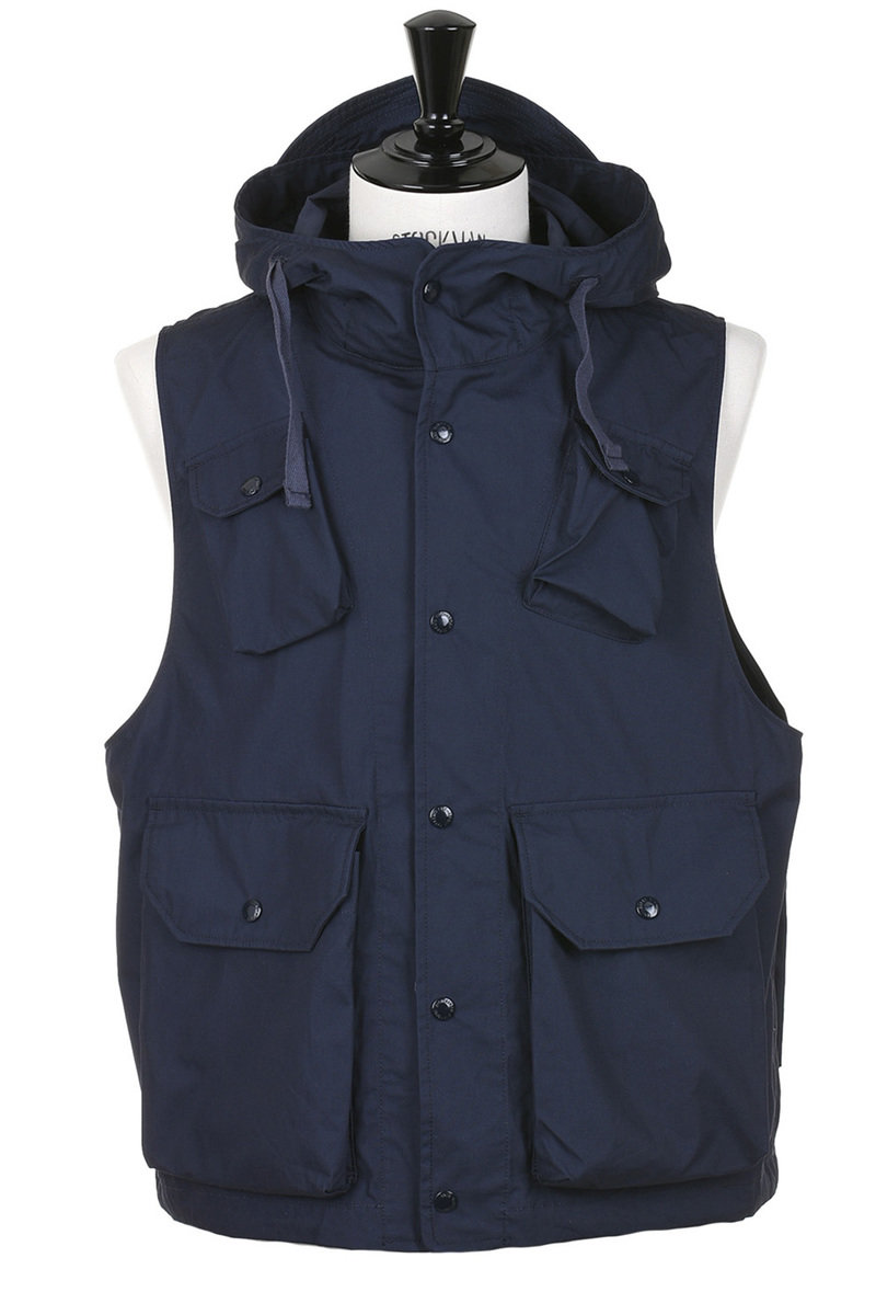 Field Vest Cotton Duracloth - Navy at Kafka Mercantile