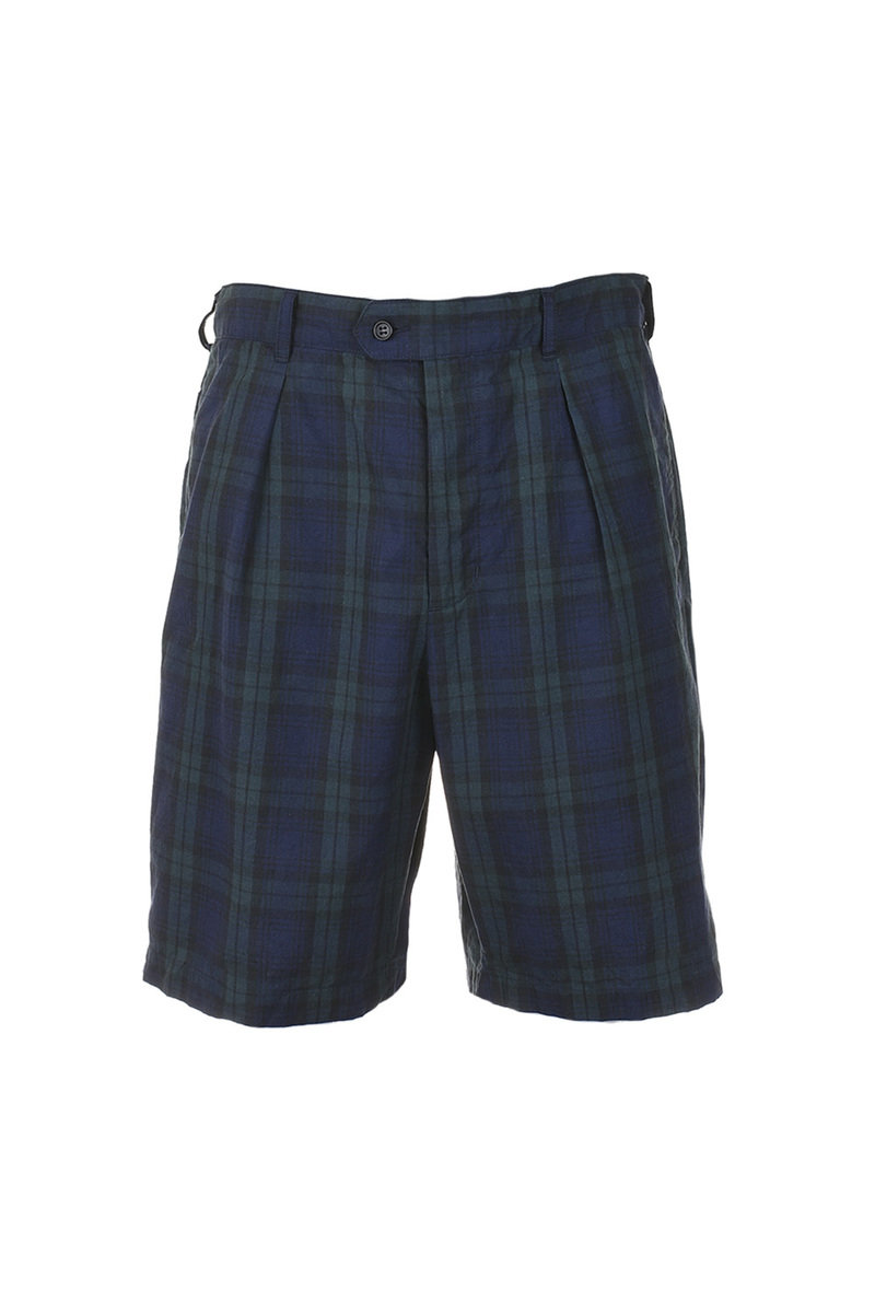 Engineered Garments Sunset Shorts Cotton Linen - Blackwatch