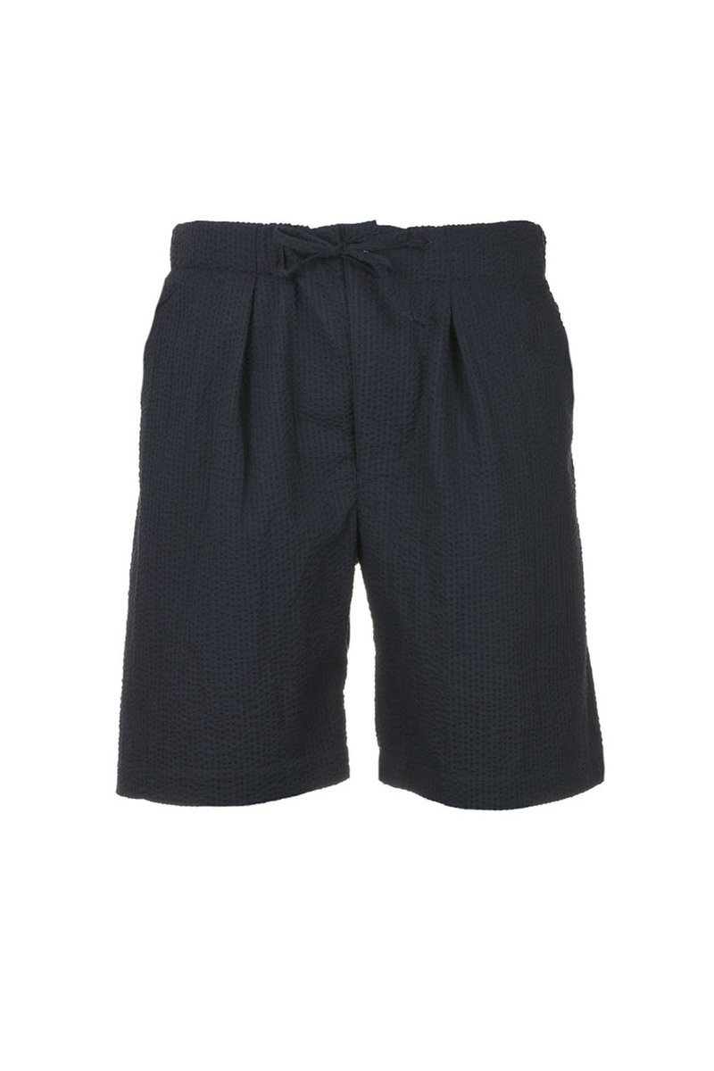 Arpenteur Terra Shorts Coolmax Seersucker Black Kafka Mercantile