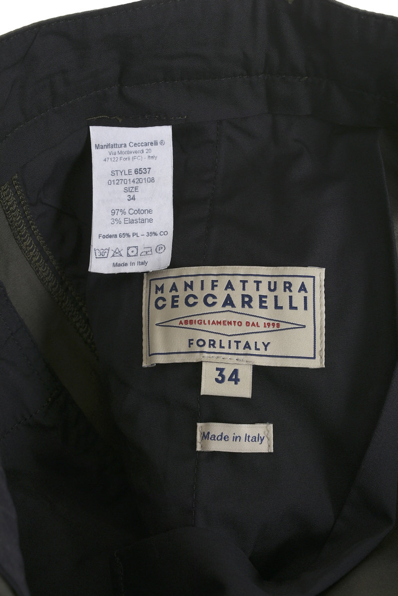 Manifattura Ceccarelli New Chino Pants Cotton - Olive | Kafka Mercantile