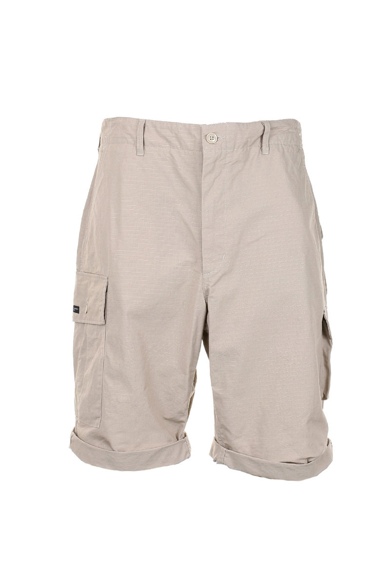 K Cargo Shorts Cotton Ripstop Beige at Kafka Mercantile