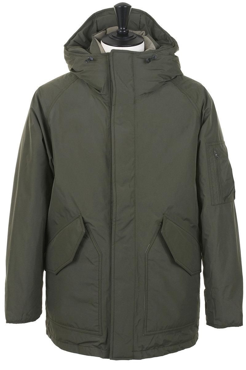 GORE-TEX Down Coat - Khaki Green at Kafka Mercantile