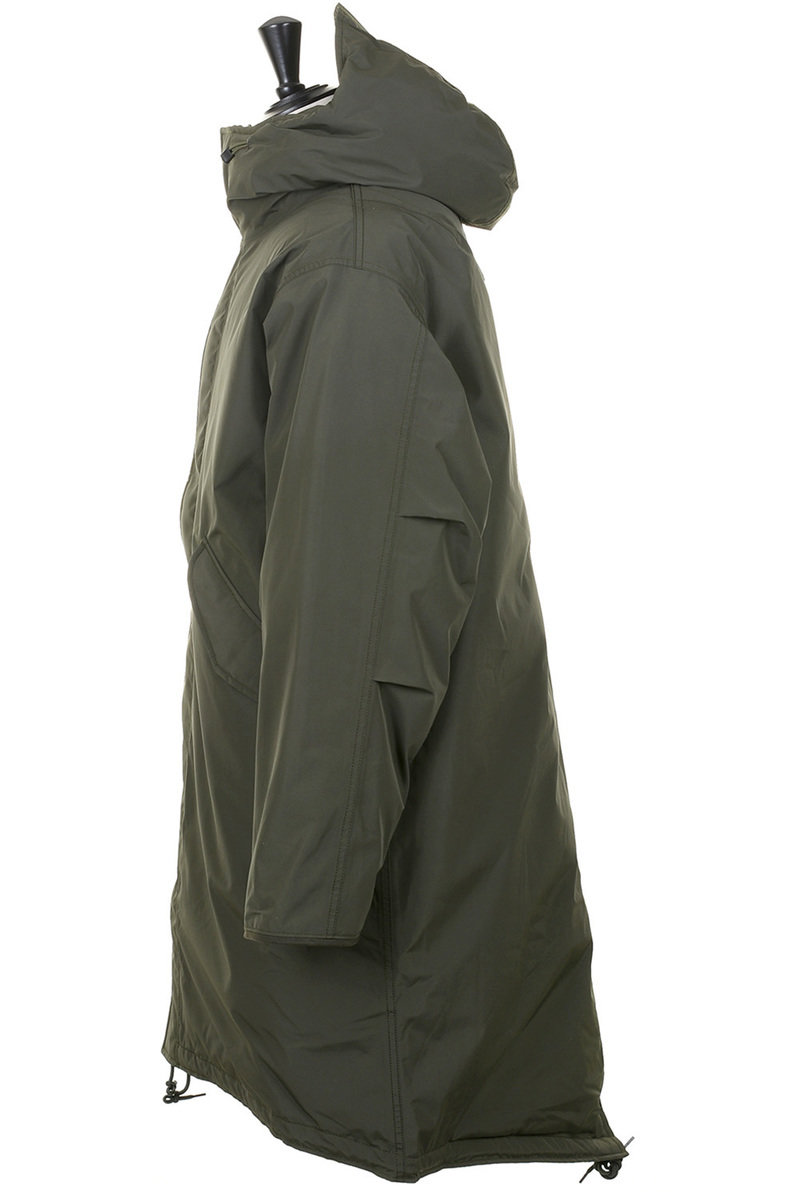 Nanamica GORE-TEX Long Down Coat - Khaki Green | Kafka Mercantile