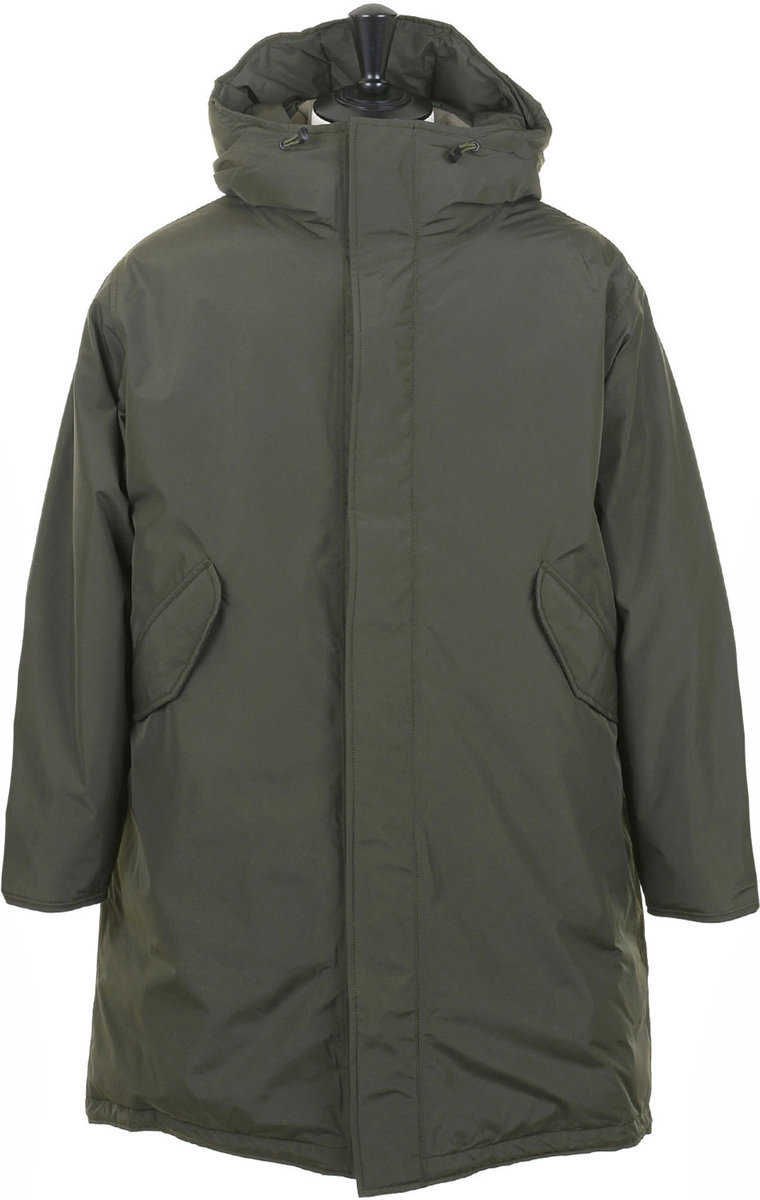 GORE-TEX Long Down Coat - Khaki Green at Kafka Mercantile